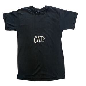 CATS Shirt Adult Small* Broadway Play NYC 1981 Single Stitch Vintage Graphic Tee